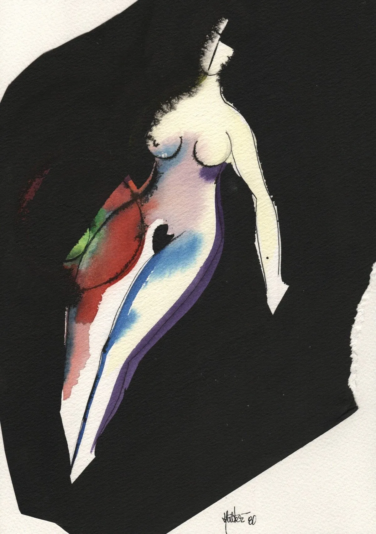Nu debout, œuvre de Alain HALTER