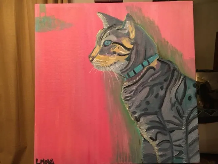Max, artwork by Ligia Moya