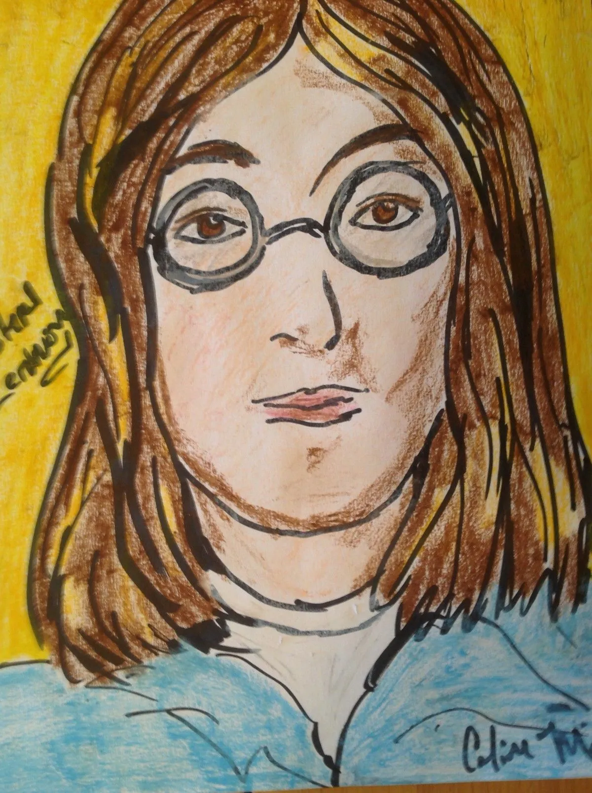 John Lennon, artwork by Céline Marcoux