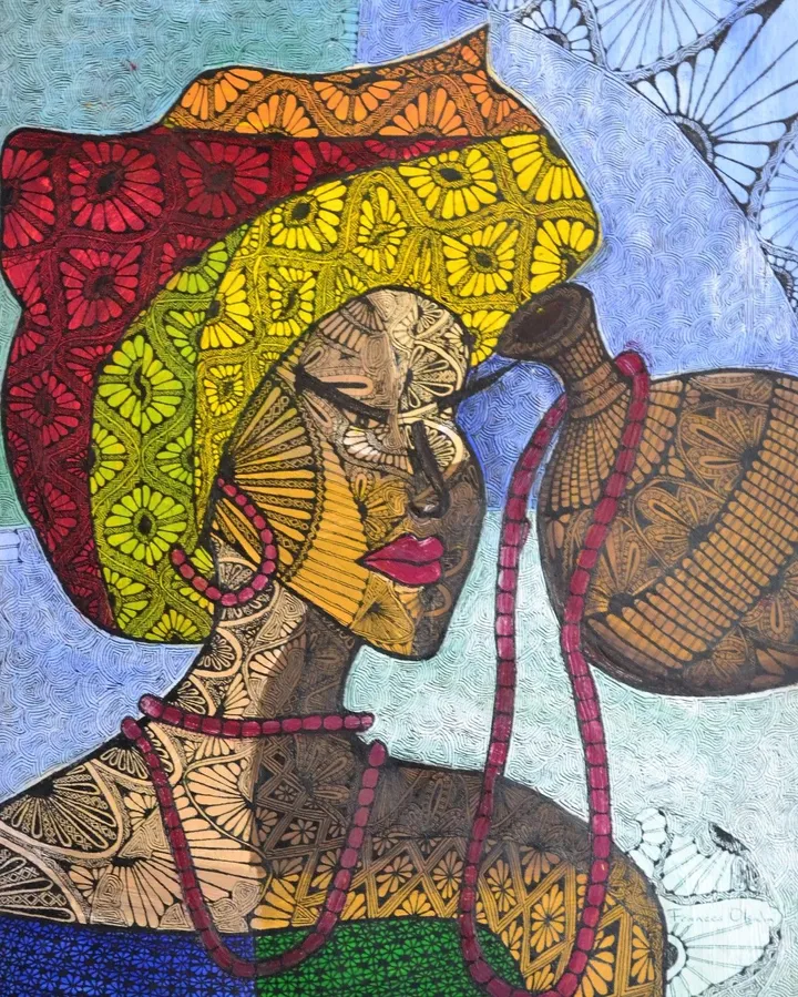 Adaeze, artwork by Frances Obiageli