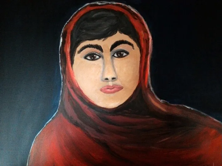 Malala, œuvre de Taryn Simpson