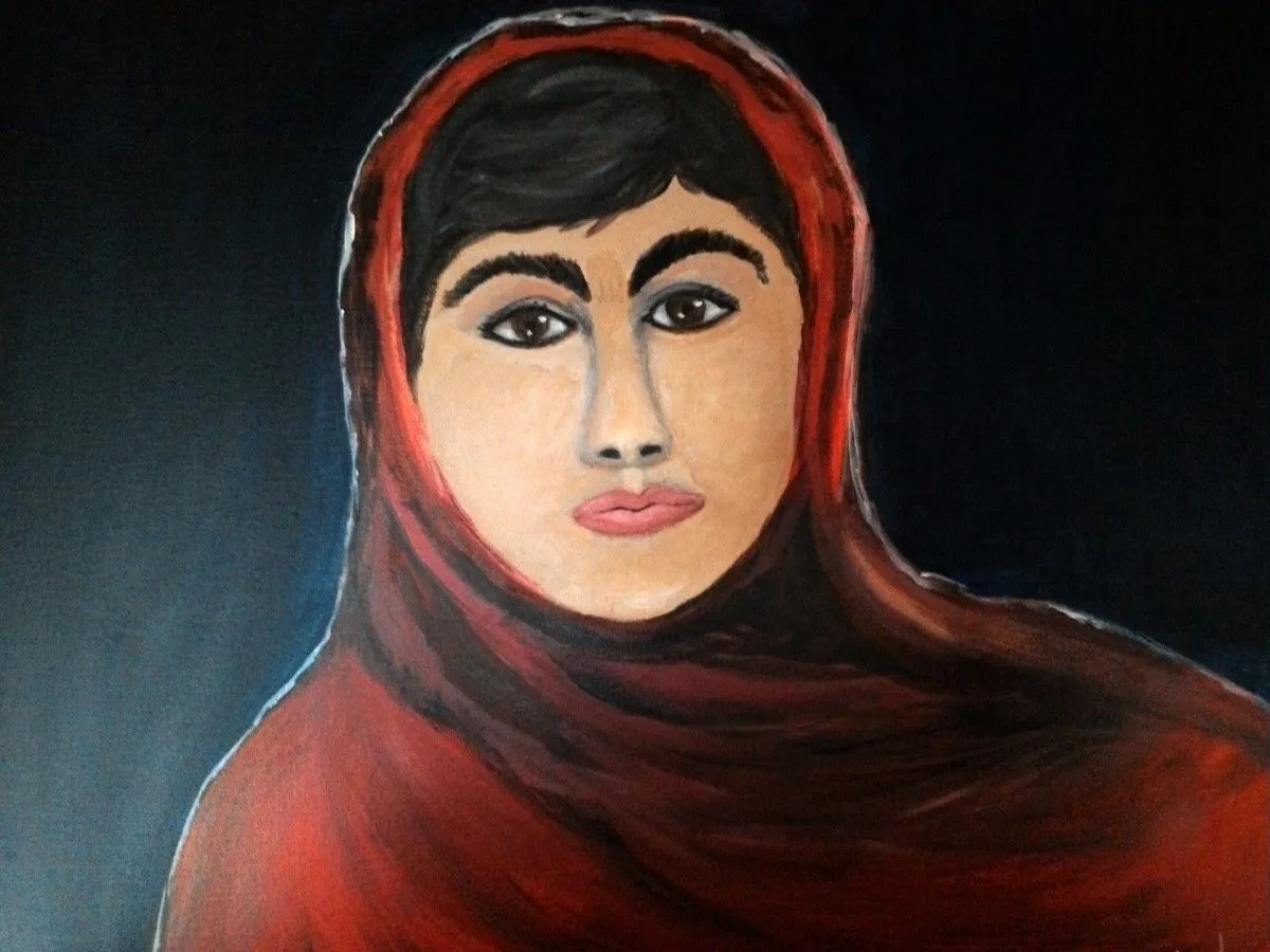 Malala, œuvre de Taryn Simpson
