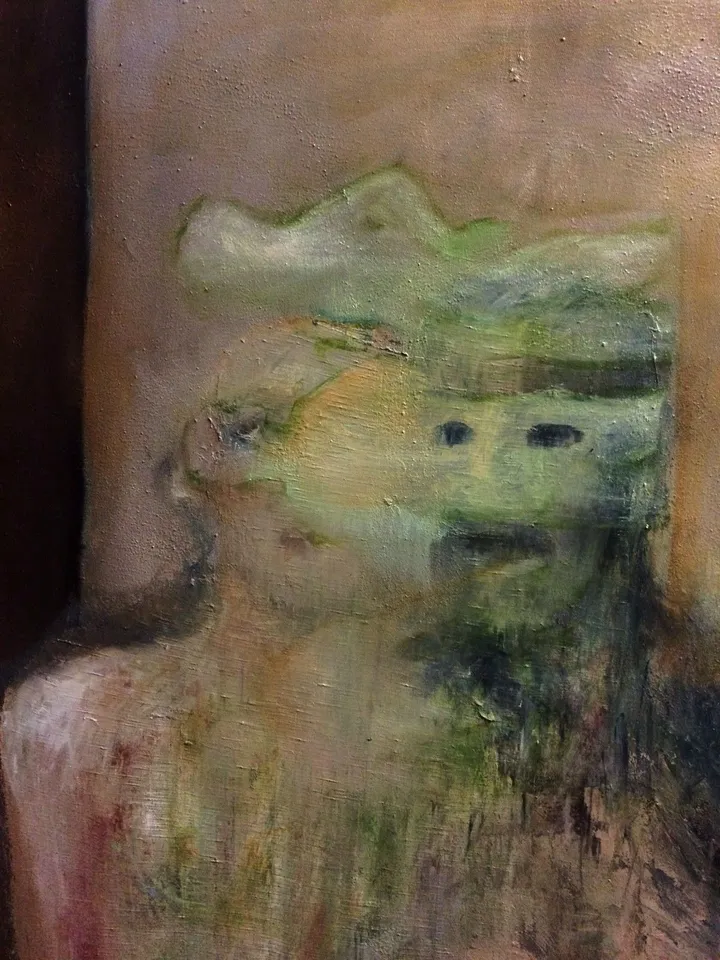 Masquerade II, artwork by Margo Schopf