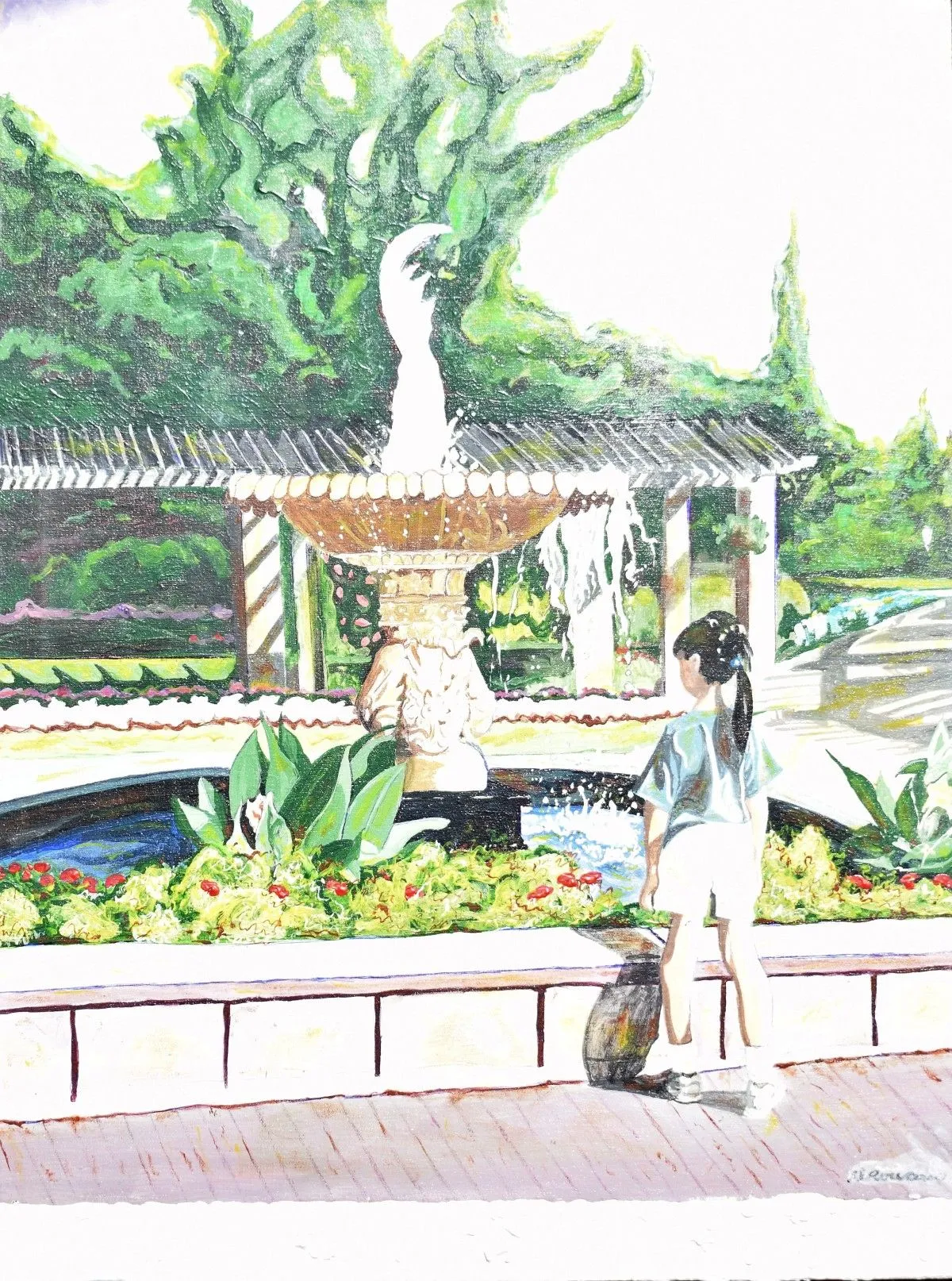 botanique garden n.6, œuvre de Denis Roucau