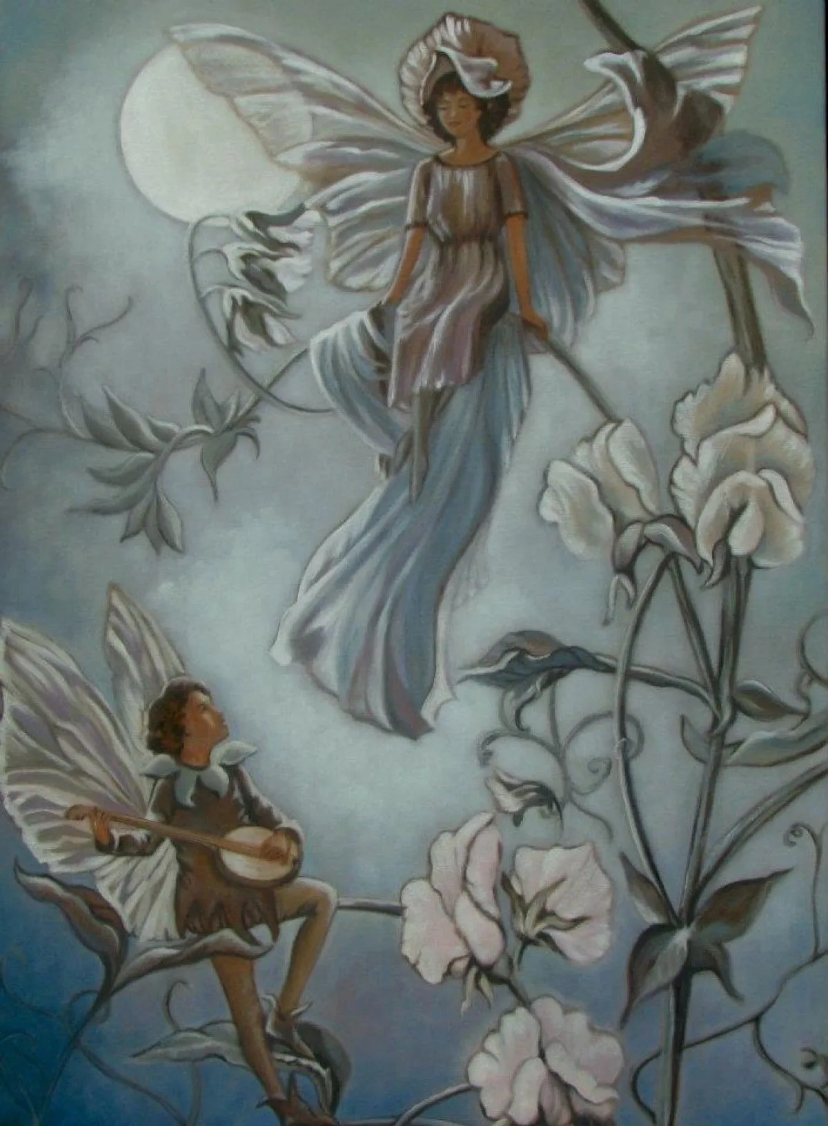 Reflets de lune, artwork by Huguette Leclerc