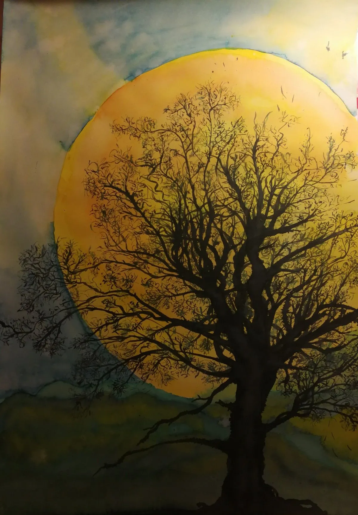 Moon, artwork by Petri Ška