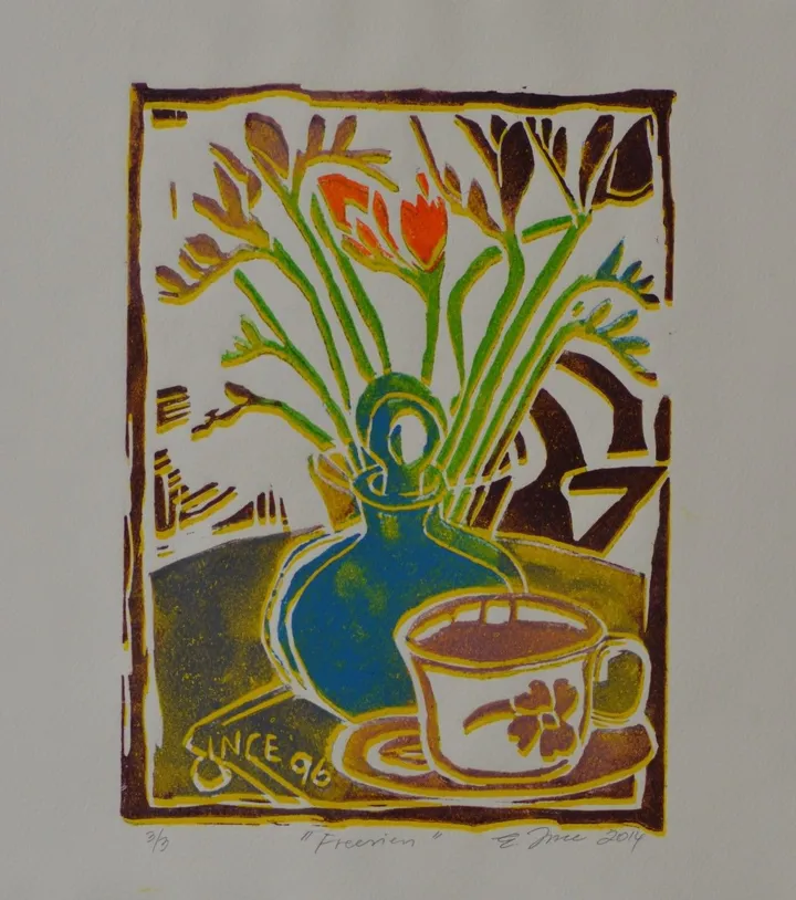 Freesia, artwork by Ersin Lübbe-ince