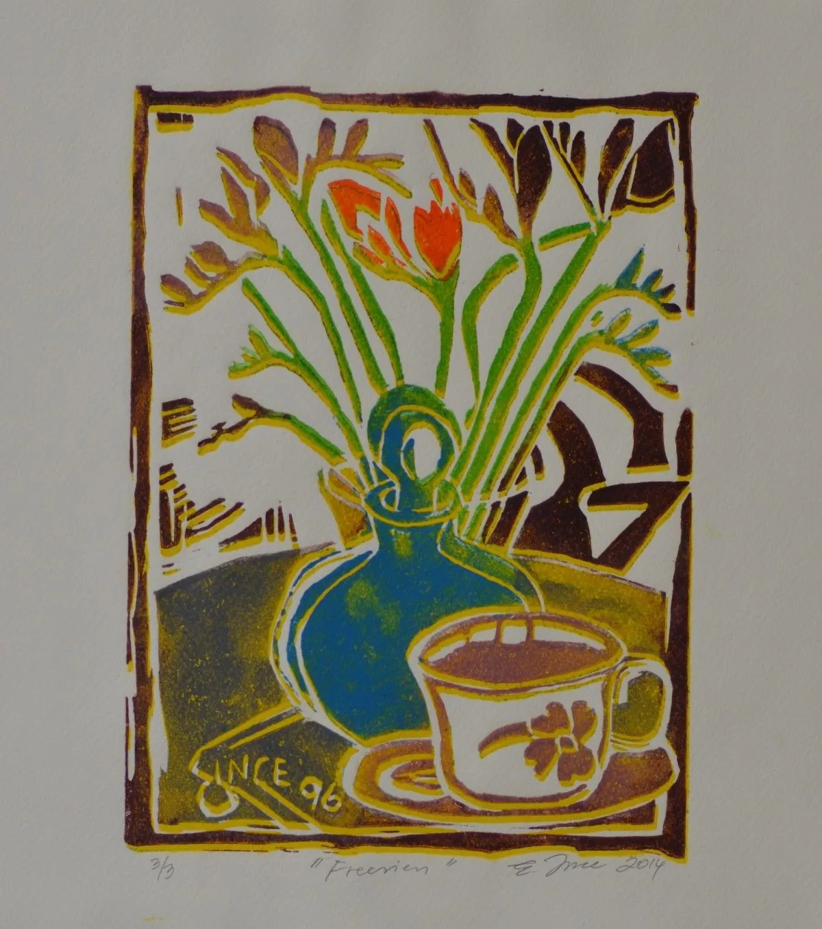 Freesia, artwork by Ersin Lübbe-ince