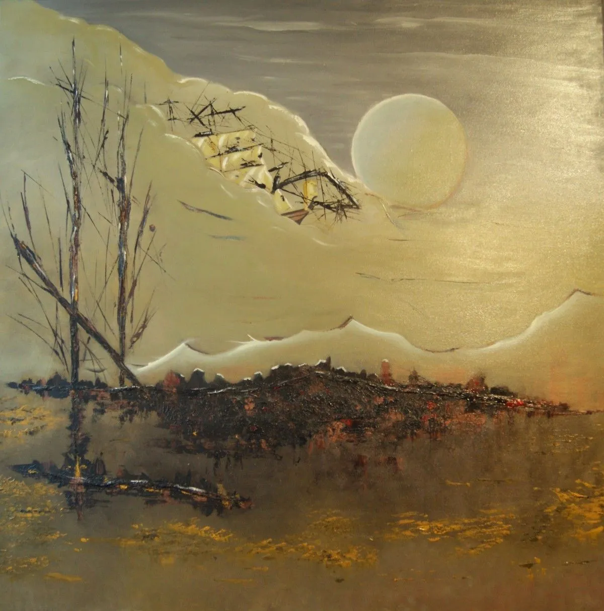 Le monde de l 'eau, artwork by Fricheteau marie-Claire