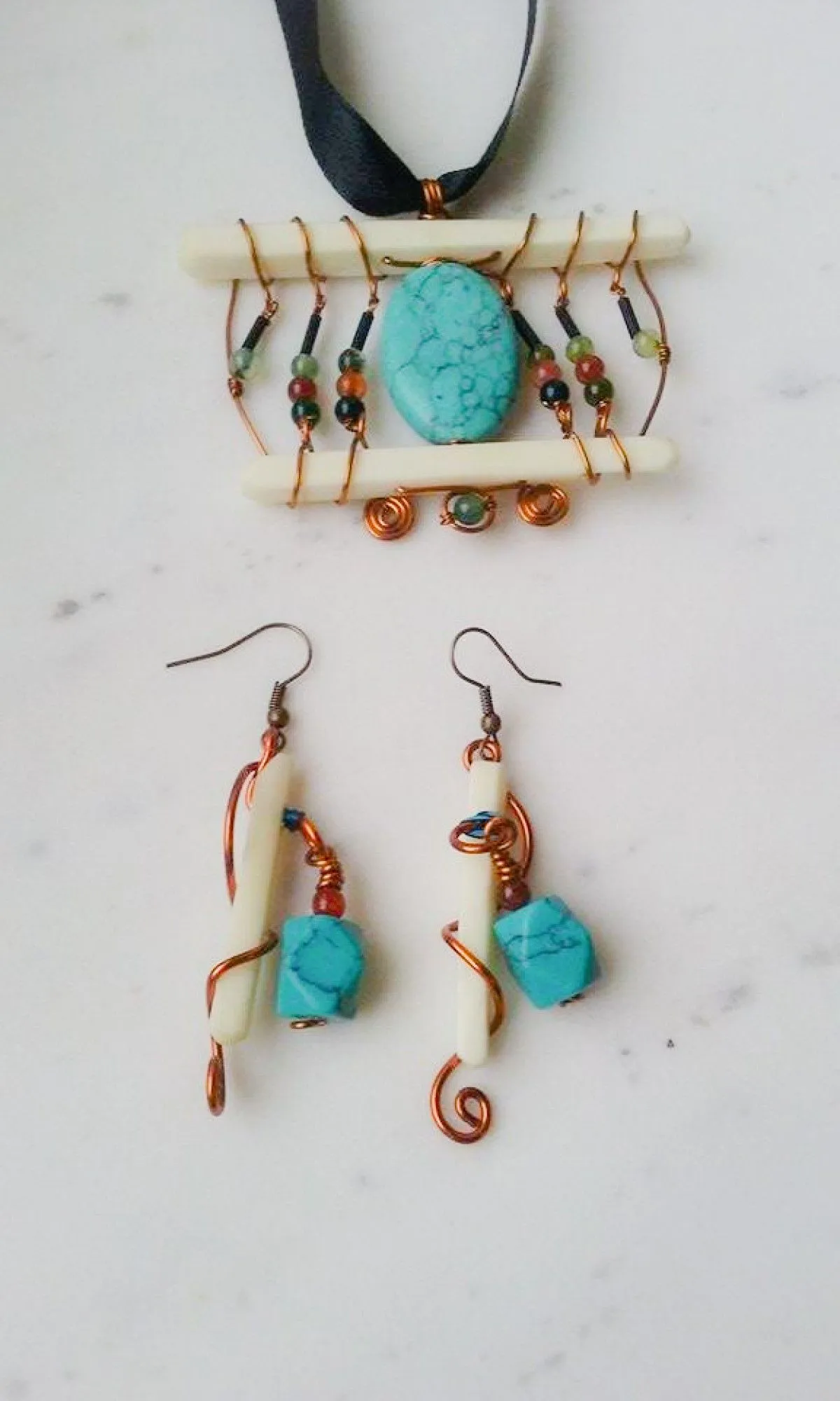 Turquoise Dream Set, œuvre de Marina Stankovic