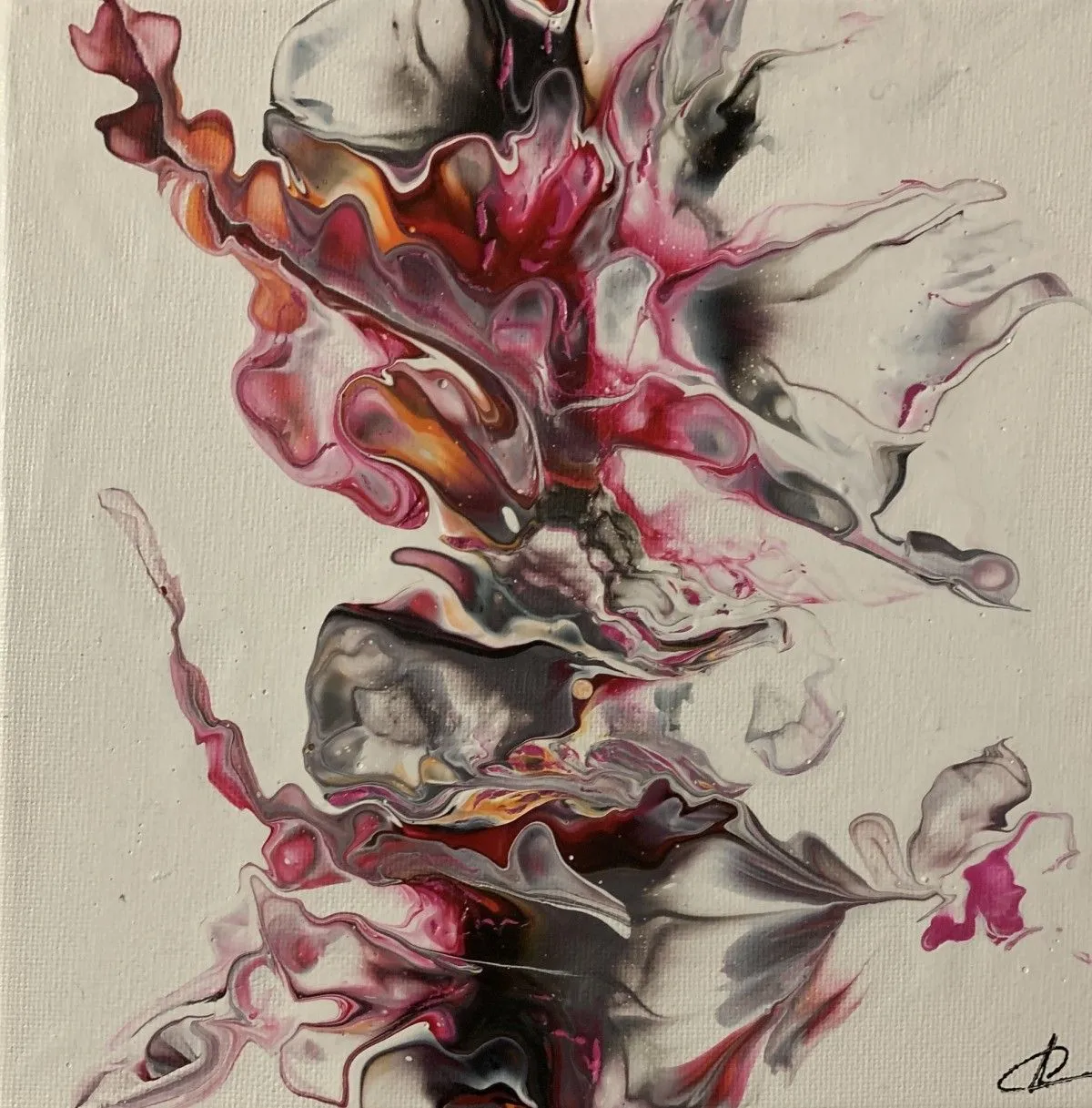 Harmonie rose, œuvre de Anne Cellier
