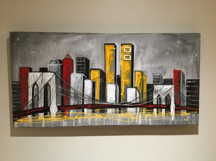 New York et ses jumelles !!, artwork by Joannie Raymond