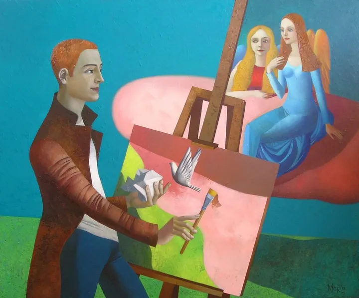 His Muses, œuvre de Marta Shmatava