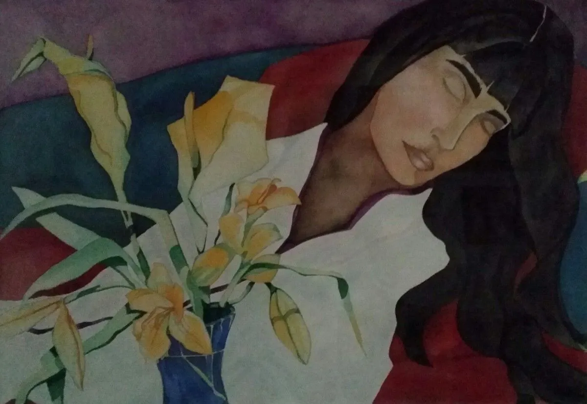 Meditation, artwork by Alexandra De Basto