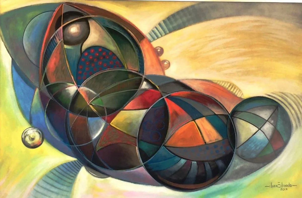 sueños esfericos ii, artwork by Juan Eduardo