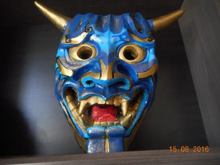 "Hannya", artwork by Sam Redchouss