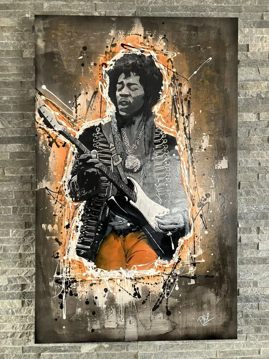 Jimi, œuvre de Philippe Desaulniers