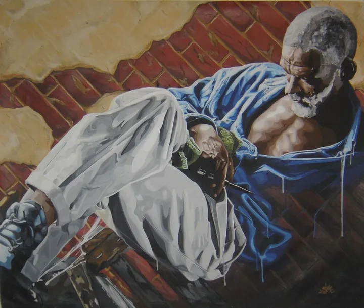 Resting, artwork by Peter Döme