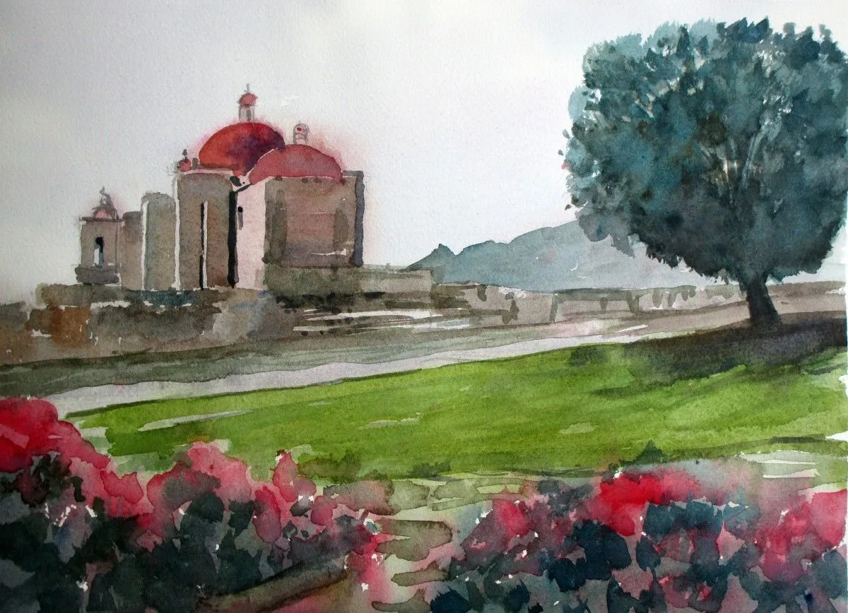 Mitla, artwork by Tito Llorente