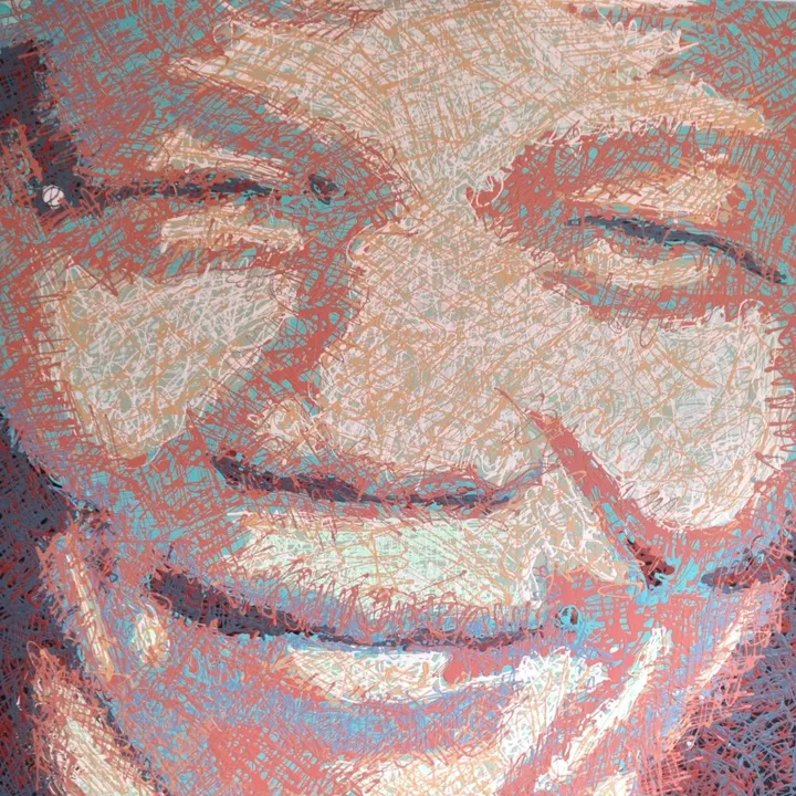 Nelson Mandela, œuvre de Stephanie Fonteyn