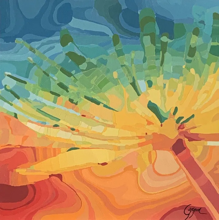 Fleur I, artwork by Lynda Gagnon