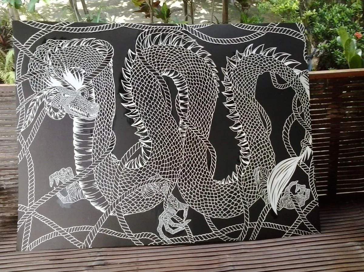 paper cut art, œuvre de janine zape