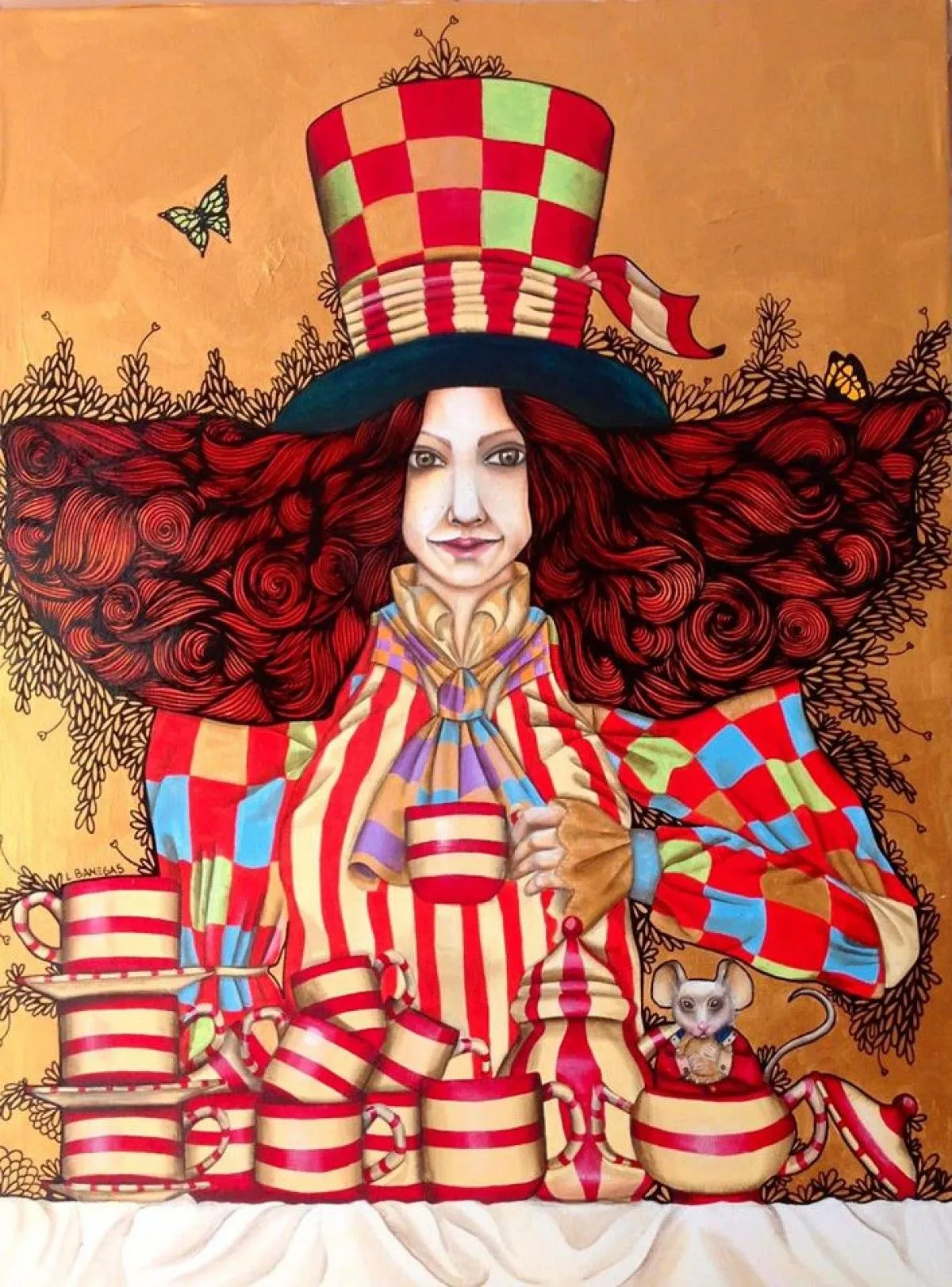 A Party for Me, artwork by leticia banegas gomez