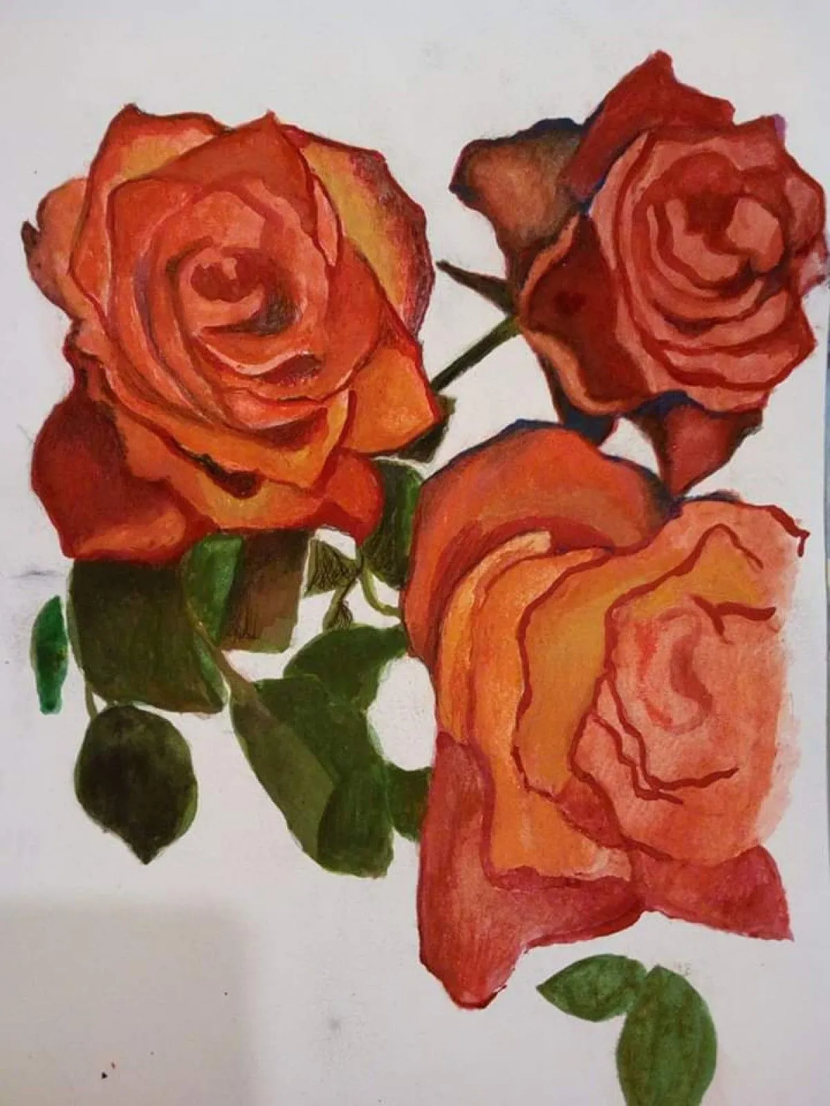 Roses, œuvre de Richard David Mant