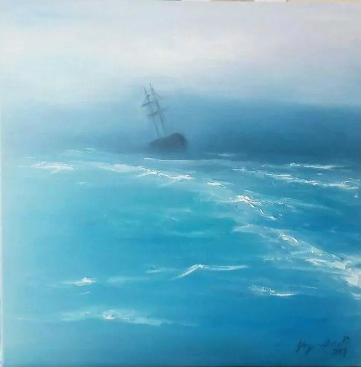 brume de mer, œuvre de Magali Hercelin