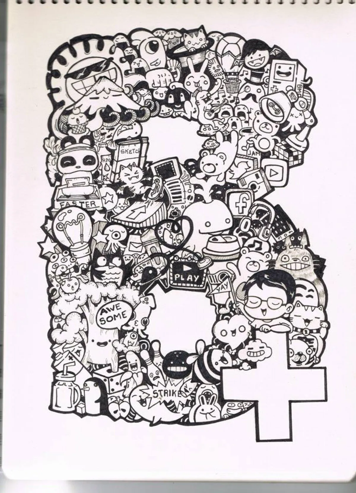 B Positive, artwork by Macky Echaluce