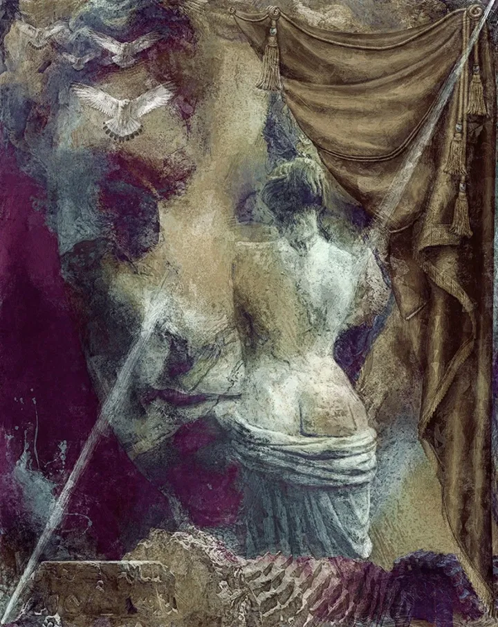 [Sculpture Series - A Face upon the Past    2019-10491-6    63 x 50 cm, œuvre de Ali Aslan