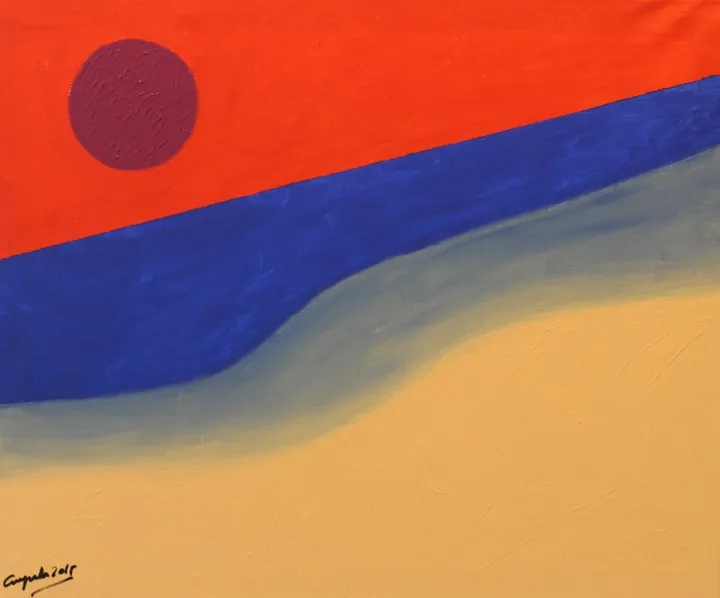 CIELO ROJO, artwork by JOSE MARIA PALACIN CALVO