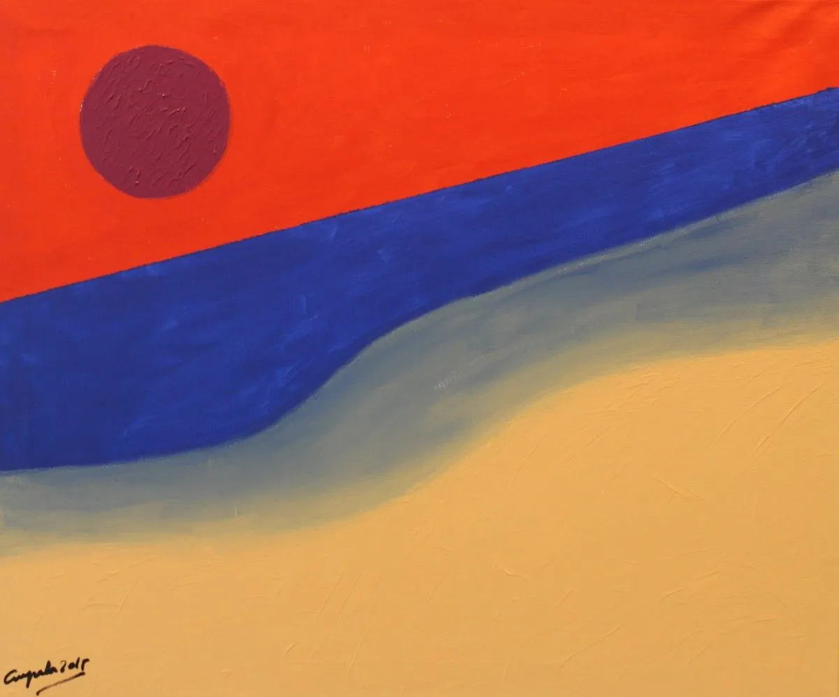 CIELO ROJO, artwork by JOSE MARIA PALACIN CALVO