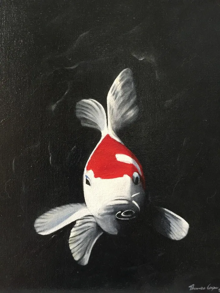 Koi: Charlie, œuvre de Theresa Cooper