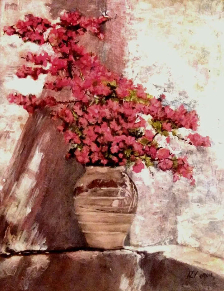 Bougainvillea, œuvre de Anna ZV