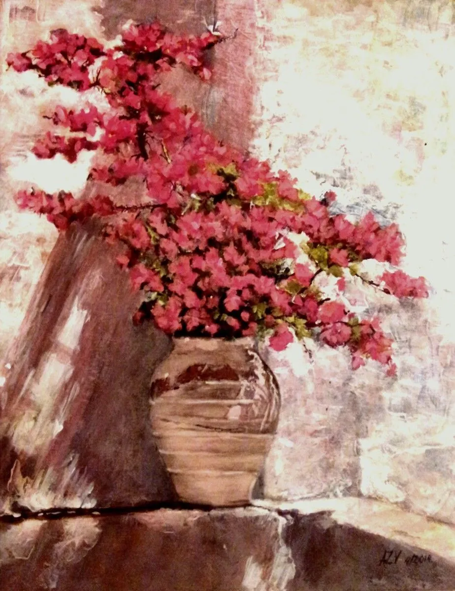 Bougainvillea, œuvre de Anna ZV