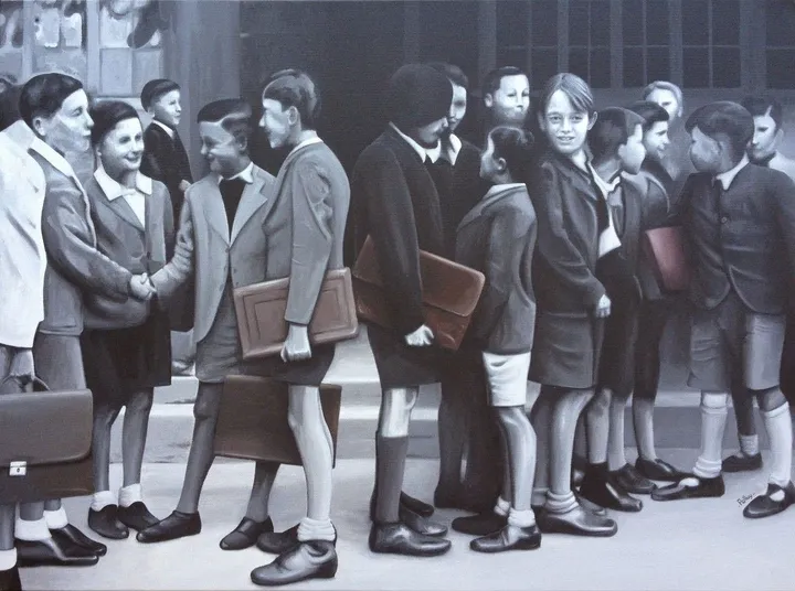 La rentrée des classes, œuvre de Marc Palluy