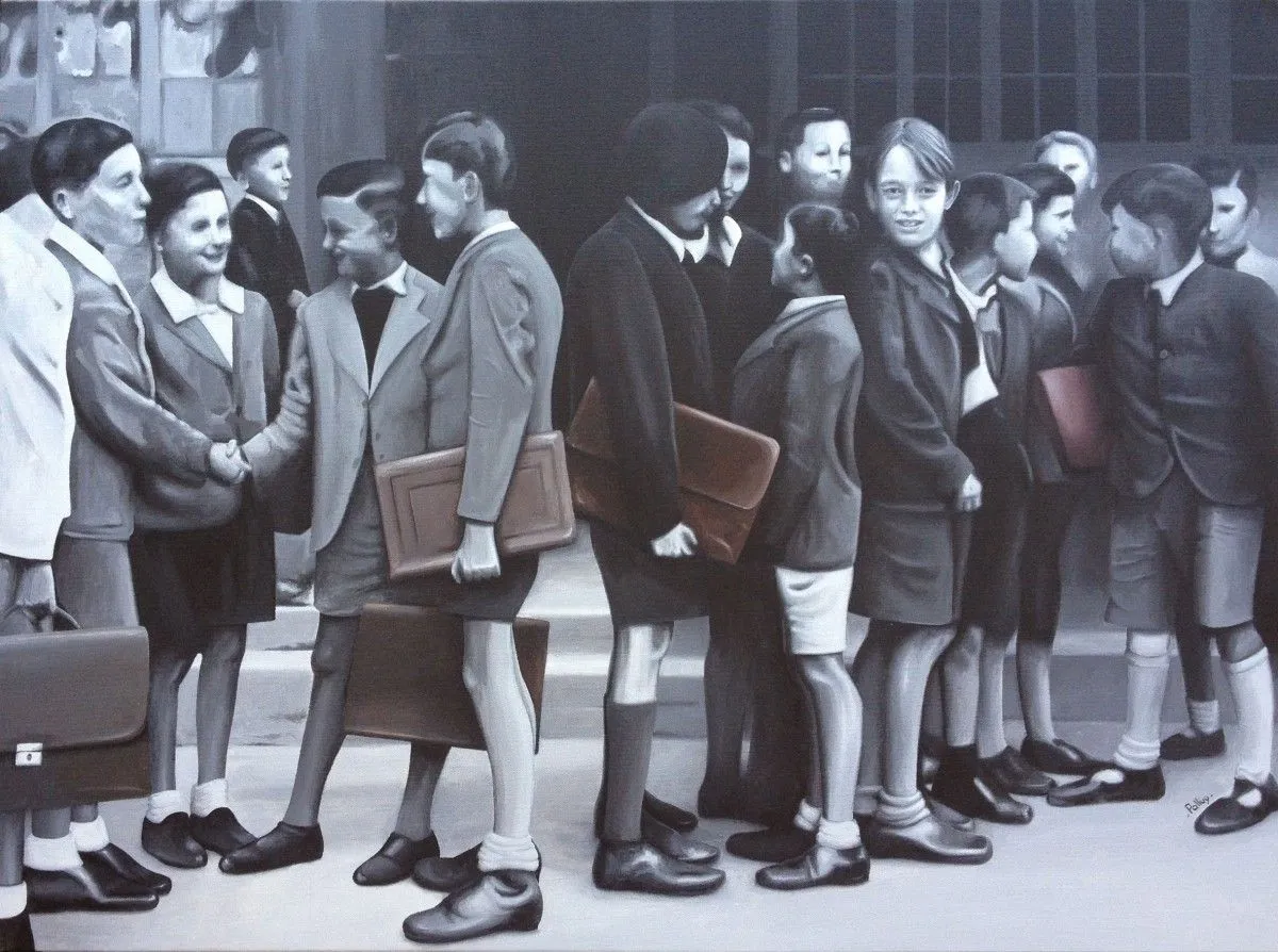 La rentrée des classes, artwork by Marc Palluy