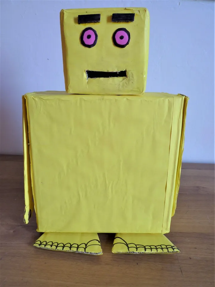 Le Robot Devin, artwork by Le Masque Souriant