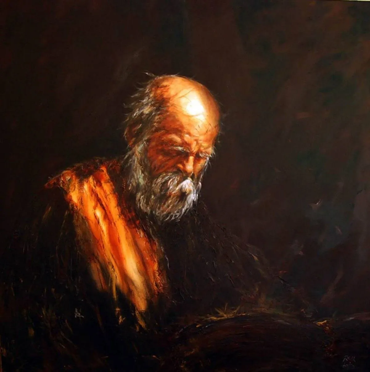 Philpsopher, artwork by Lajos Ritók