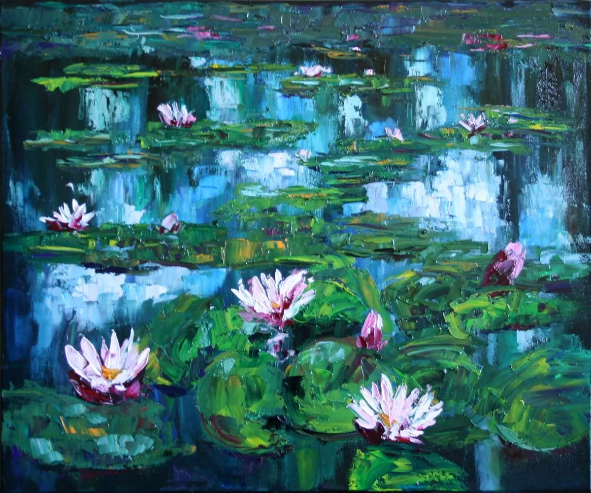 LILIES, artwork by Svetlana Samovarova