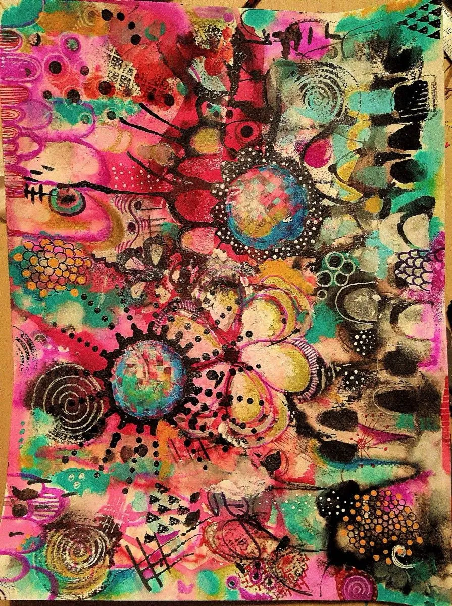 LAYERS OF FUN, œuvre de Judy Murphy