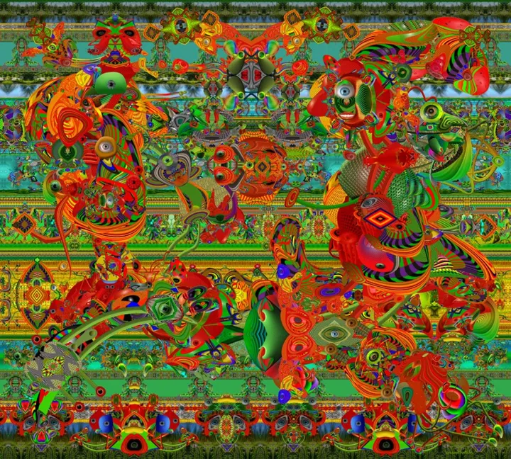 Silly talk explains away the book of universal logic, artwork by Krasi Dimtch
