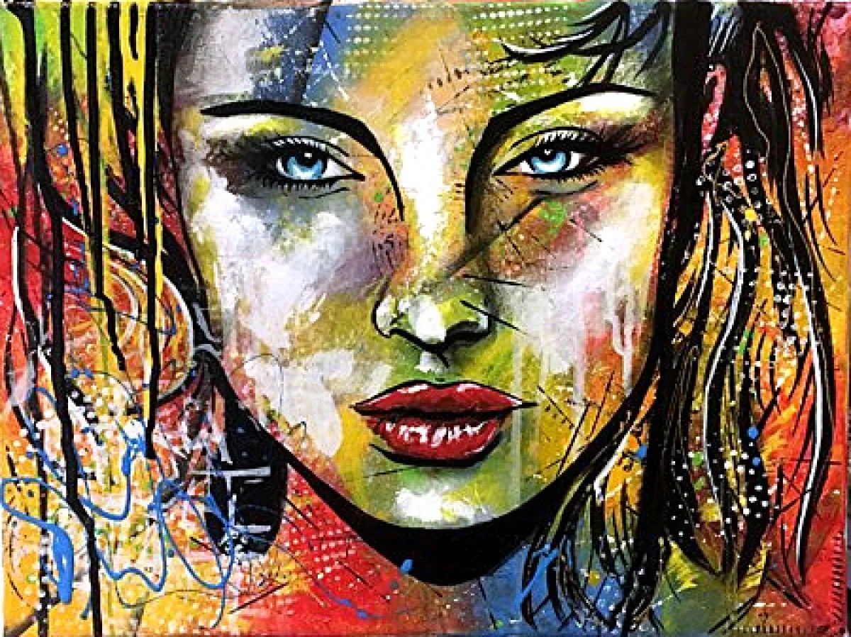 Colorée, œuvre de Jen D