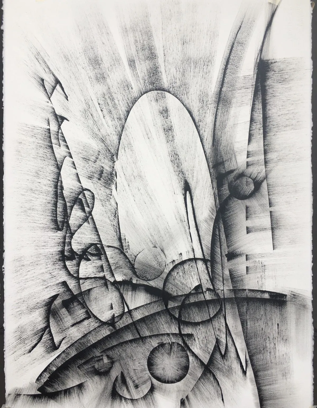 Black & White Abstract Tattoo Drawing#3 by Khrystyna Kozyuk, artwork by Khrystyna Kozyuk