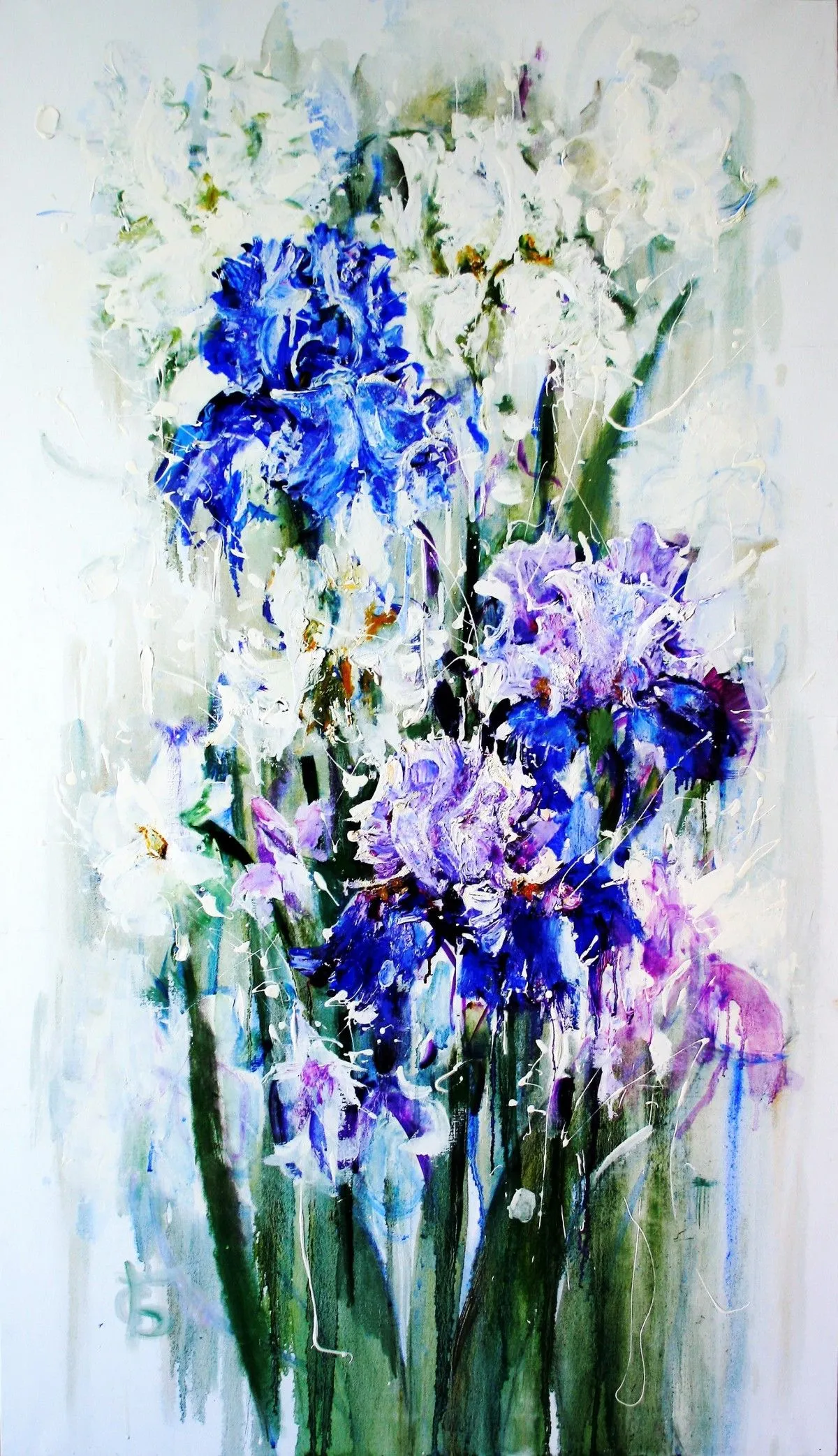 "Irises", artwork by Anastasiya Bernie