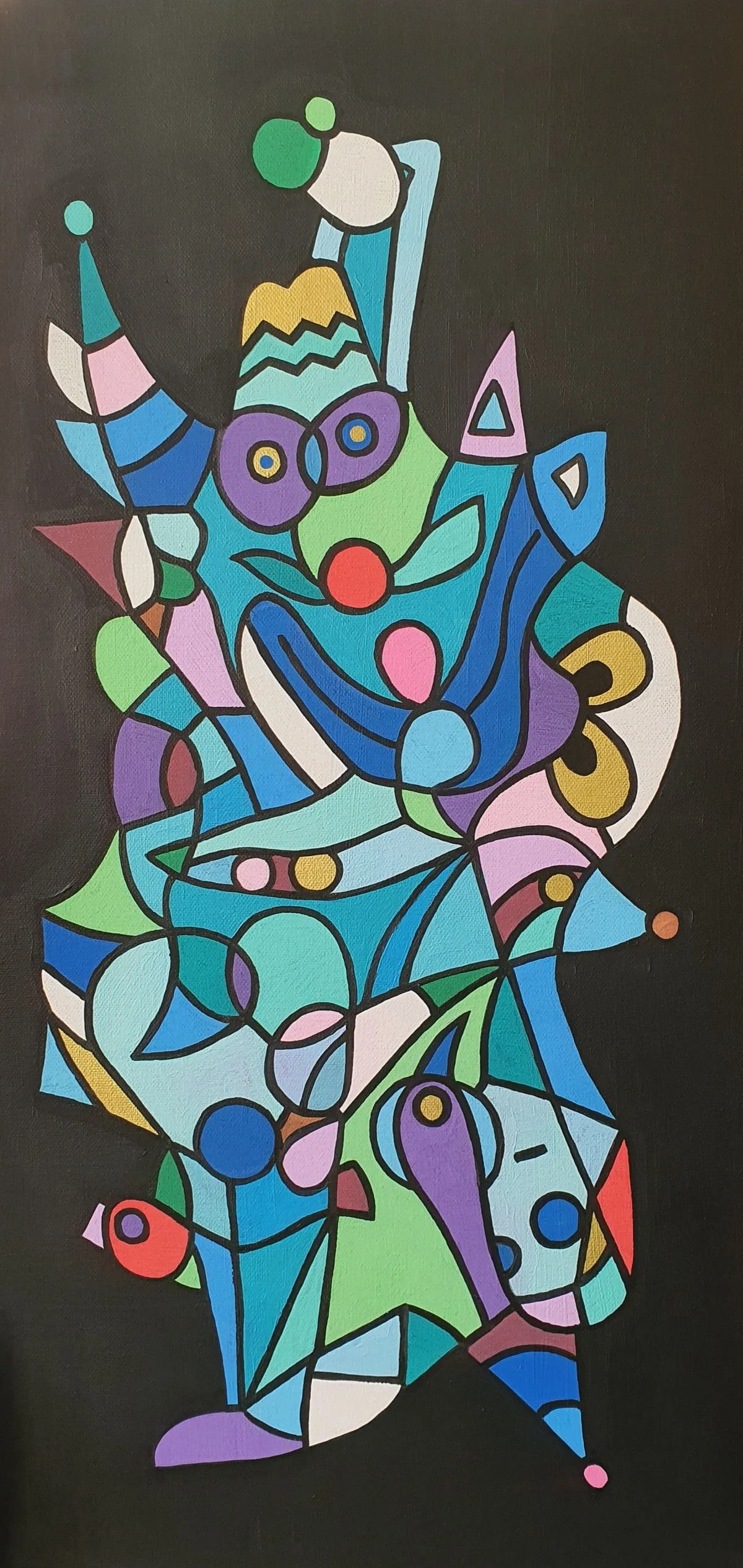 Psychedelic Clown, artwork by Malisu Art