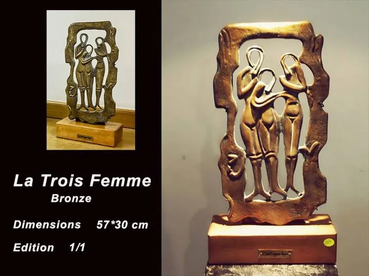 La trois femme, œuvre de Omnia L