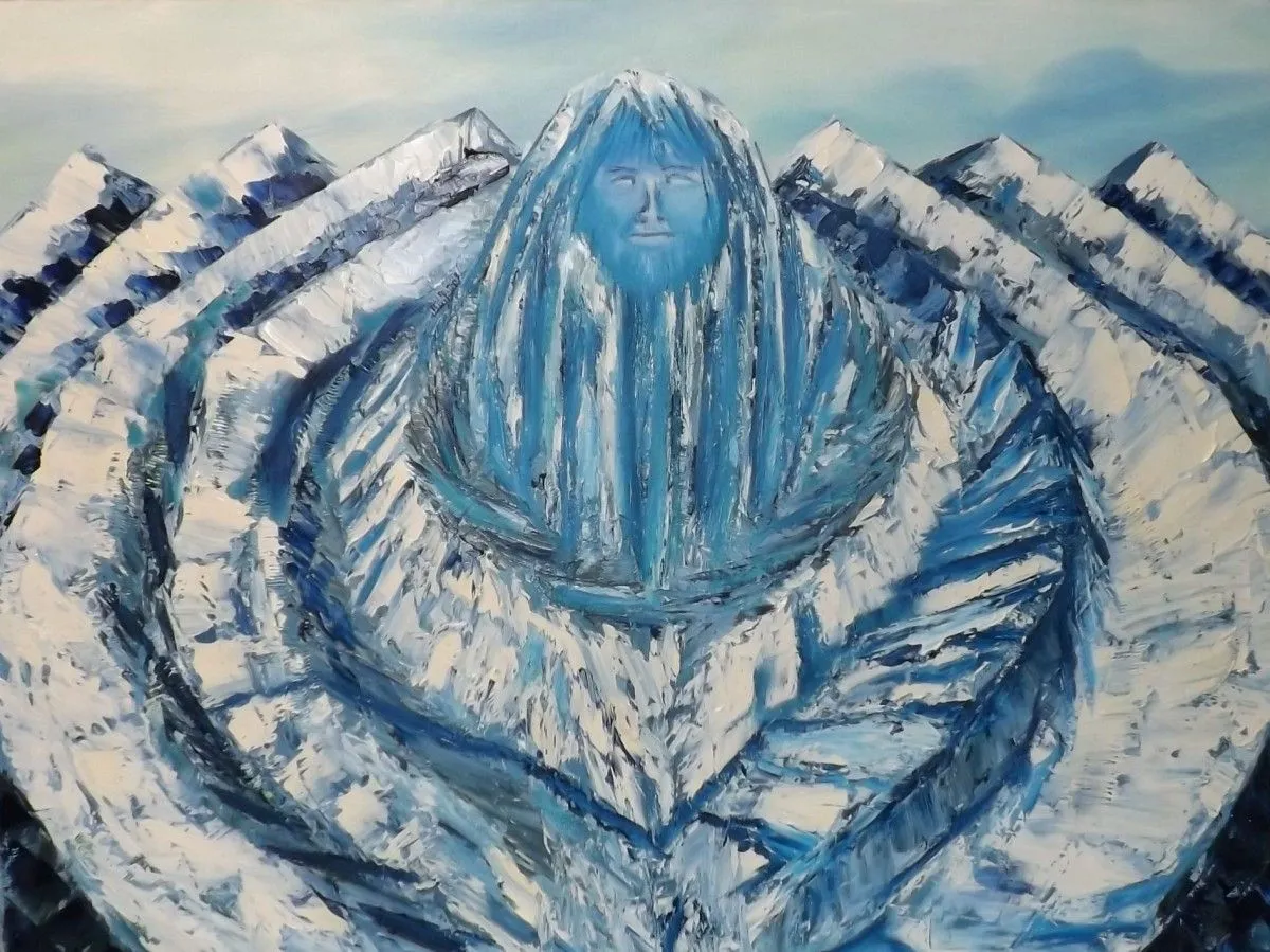 L'ange des montagnes, œuvre de MICHEL JOSEPH RODRIGUE