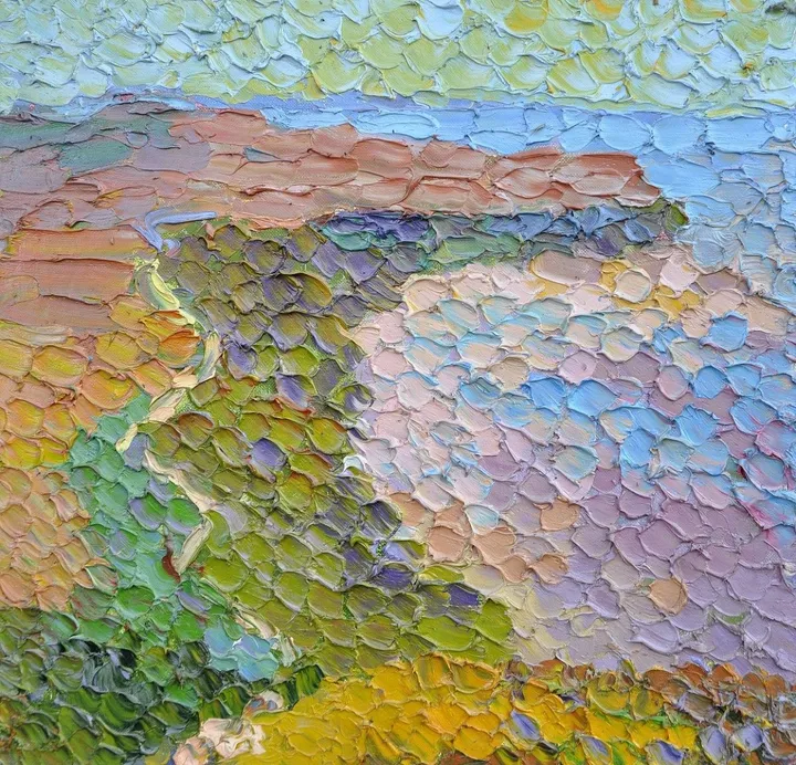 The Pink Seashore, œuvre de Olga Bezhina